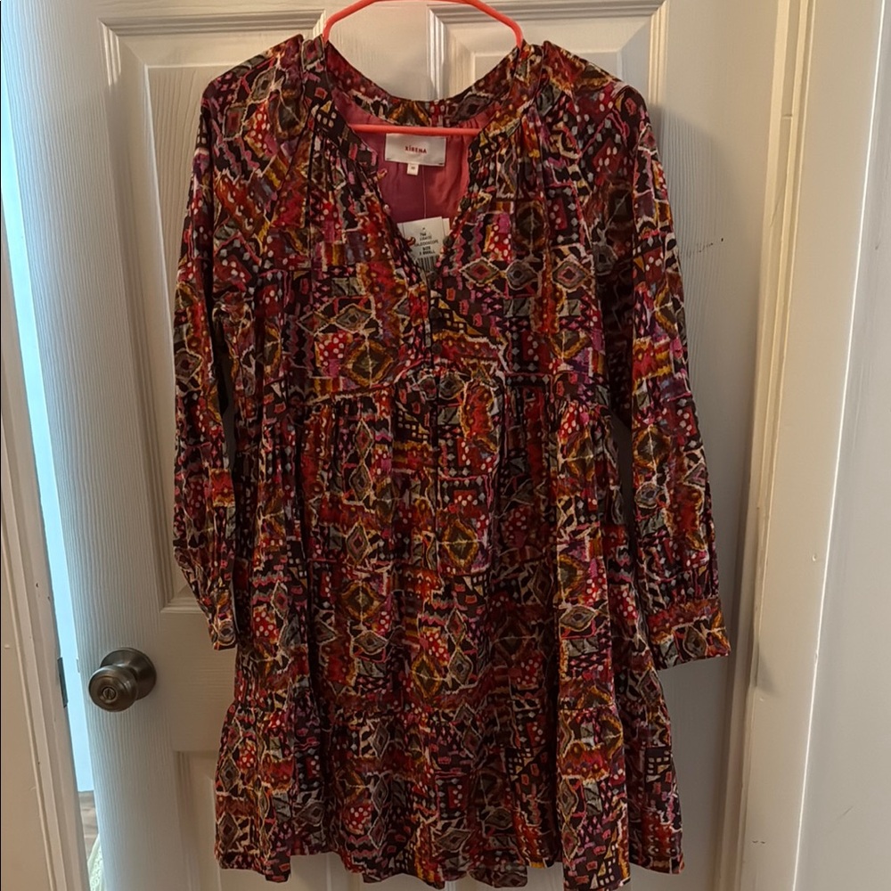 Xiena Kaleidoscope Dress NWT